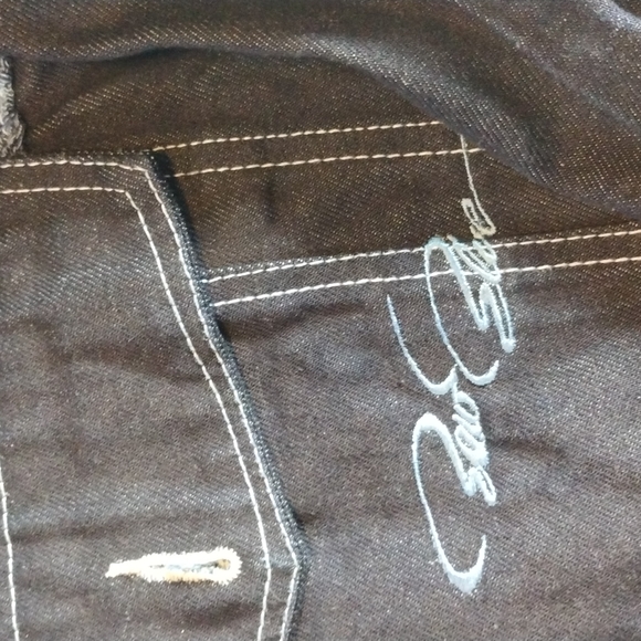 Raw Blue Men's 3X denim embroidered Jacket - Picture 3 of 3